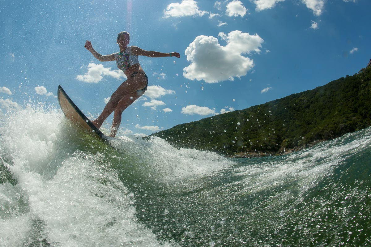 Surfer girl action scroller image by Karl Duncan Photography